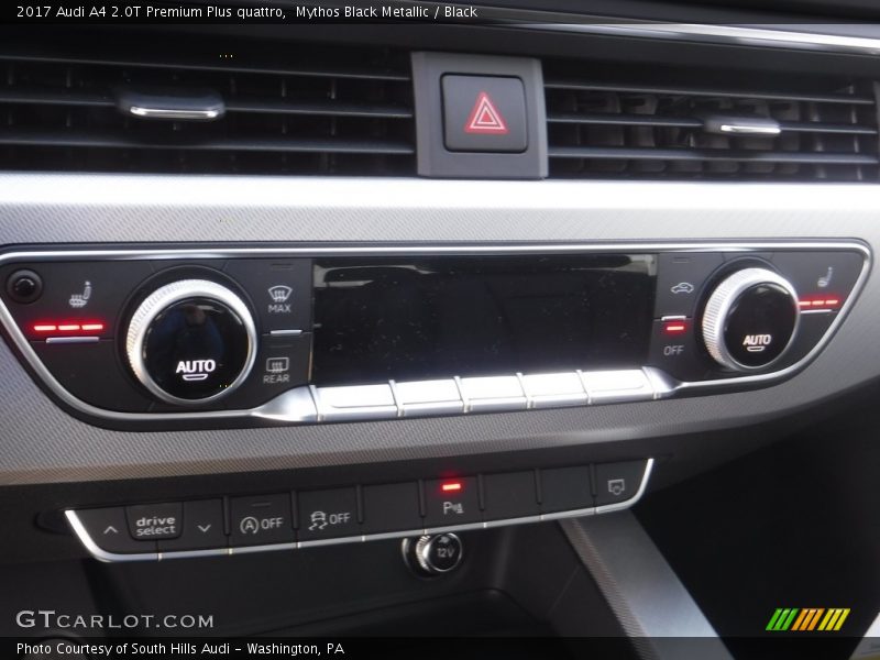 Mythos Black Metallic / Black 2017 Audi A4 2.0T Premium Plus quattro