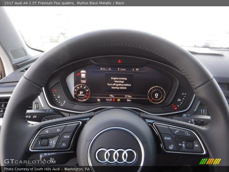 Mythos Black Metallic / Black 2017 Audi A4 2.0T Premium Plus quattro