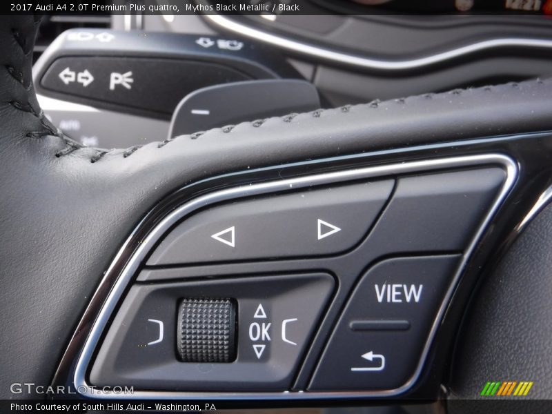 Mythos Black Metallic / Black 2017 Audi A4 2.0T Premium Plus quattro