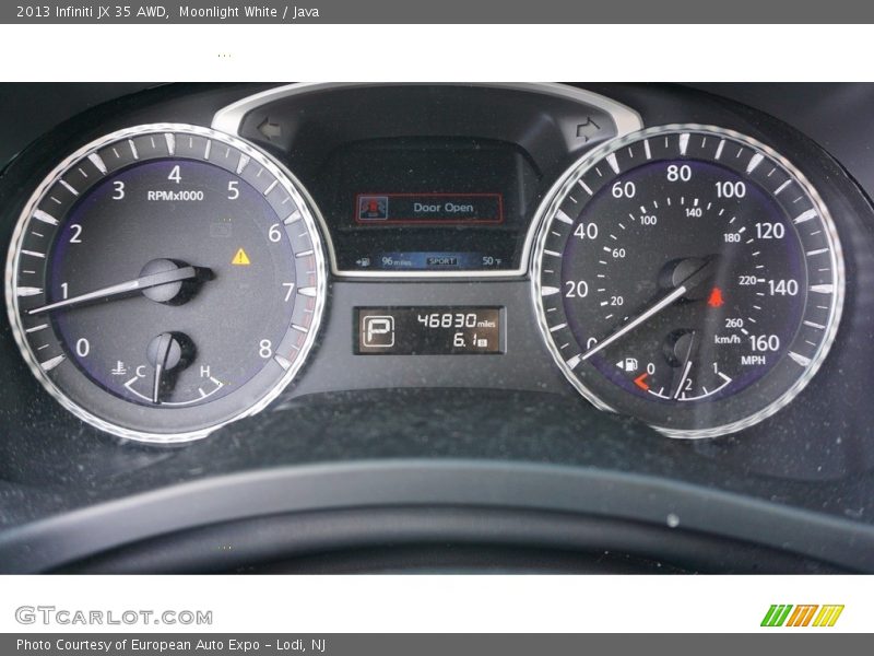 Moonlight White / Java 2013 Infiniti JX 35 AWD