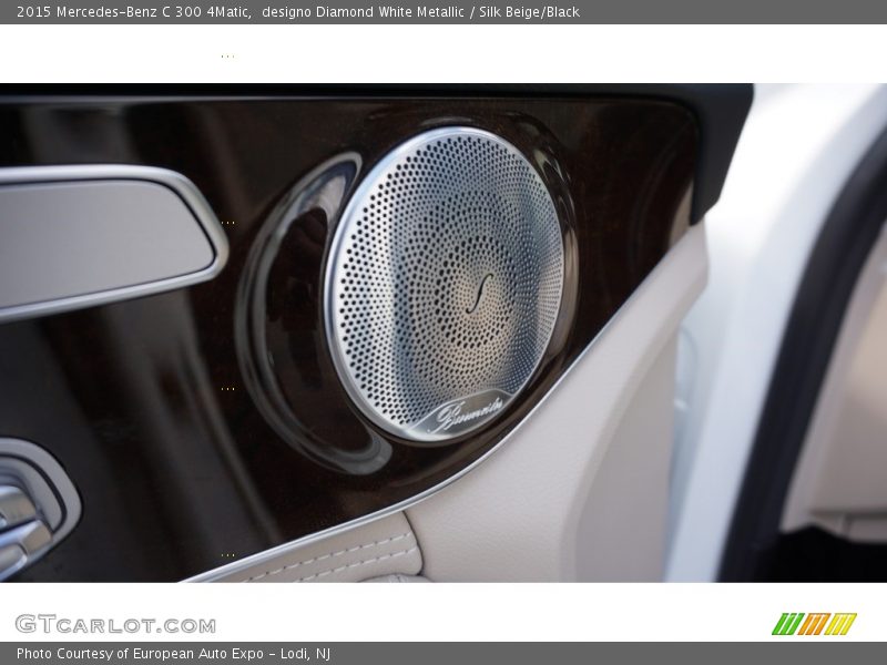 designo Diamond White Metallic / Silk Beige/Black 2015 Mercedes-Benz C 300 4Matic