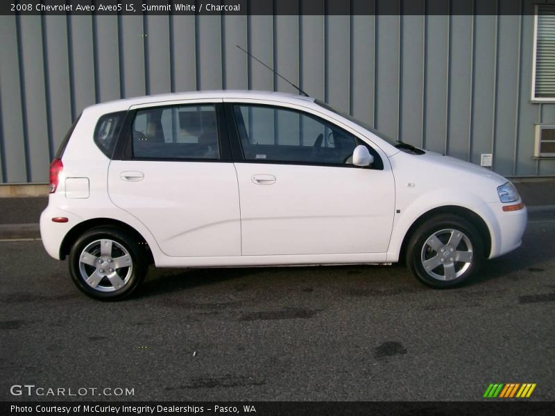 Summit White / Charcoal 2008 Chevrolet Aveo Aveo5 LS