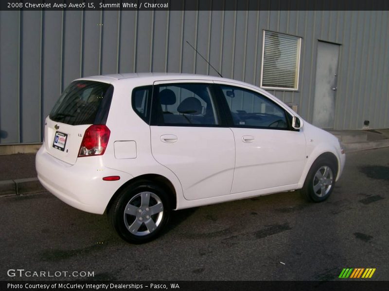 Summit White / Charcoal 2008 Chevrolet Aveo Aveo5 LS