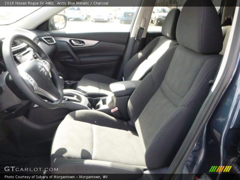 Arctic Blue Metallic / Charcoal 2016 Nissan Rogue SV AWD