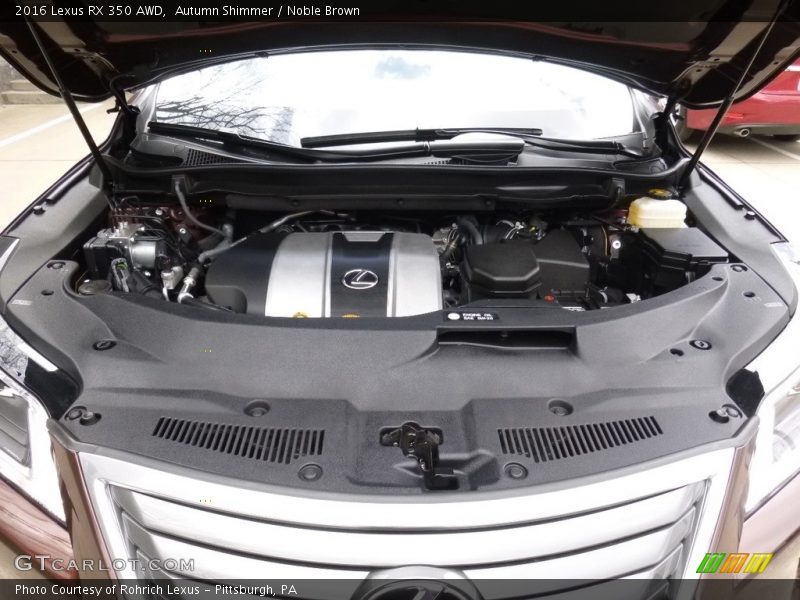  2016 RX 350 AWD Engine - 3.5 liter DOHC 24-Valve VVT-i V6