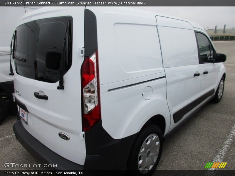 Frozen White / Charcoal Black 2016 Ford Transit Connect XL Cargo Van Extended