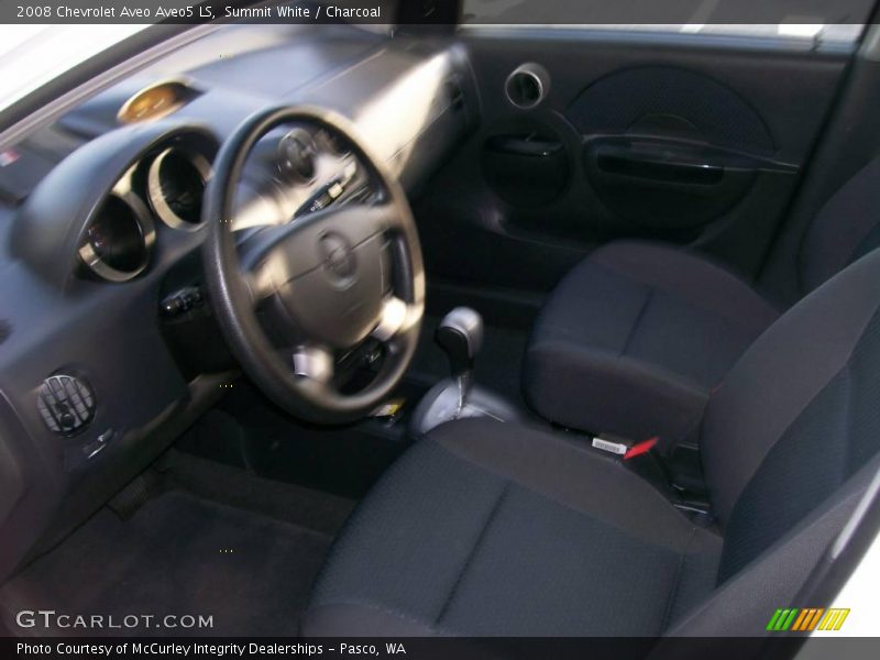 Summit White / Charcoal 2008 Chevrolet Aveo Aveo5 LS