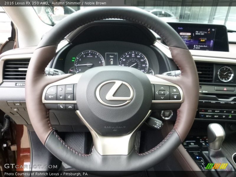  2016 RX 350 AWD Steering Wheel
