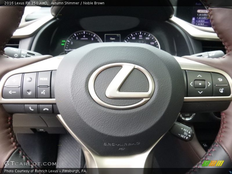 Autumn Shimmer / Noble Brown 2016 Lexus RX 350 AWD