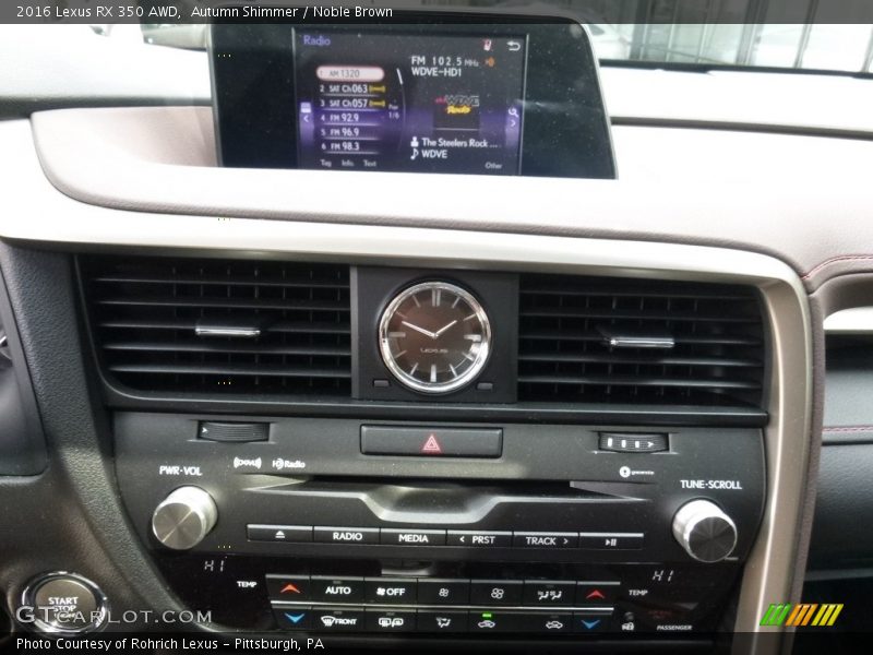 Autumn Shimmer / Noble Brown 2016 Lexus RX 350 AWD