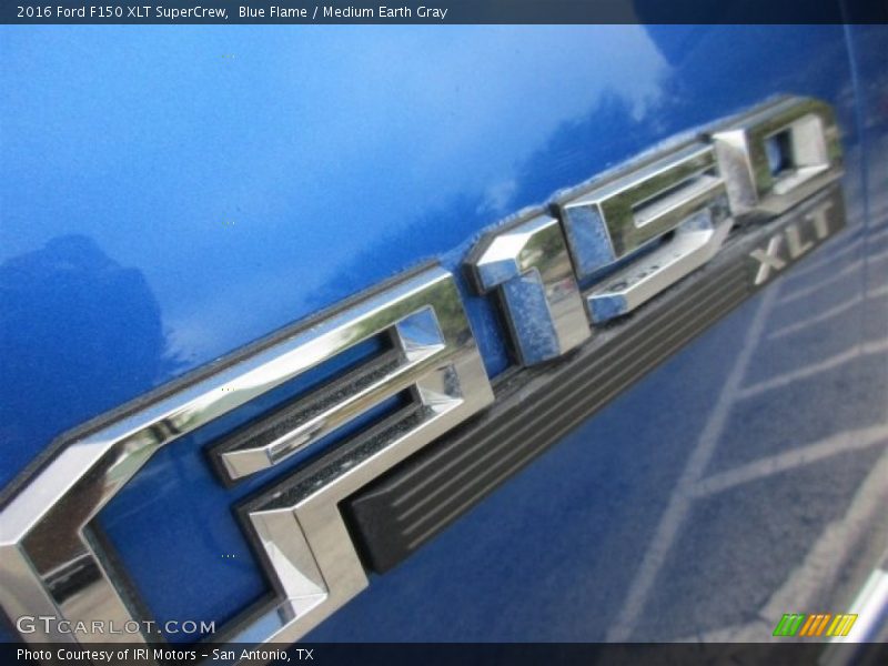 Blue Flame / Medium Earth Gray 2016 Ford F150 XLT SuperCrew