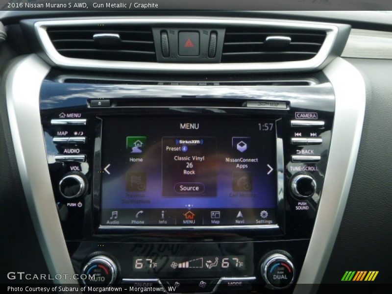 Controls of 2016 Murano S AWD
