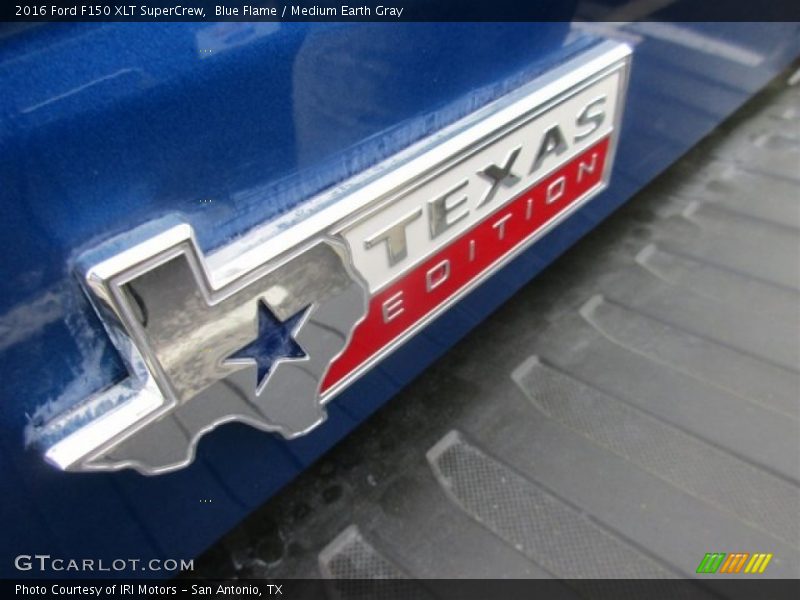 Blue Flame / Medium Earth Gray 2016 Ford F150 XLT SuperCrew