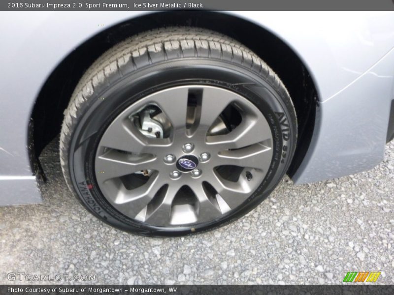 Ice Silver Metallic / Black 2016 Subaru Impreza 2.0i Sport Premium