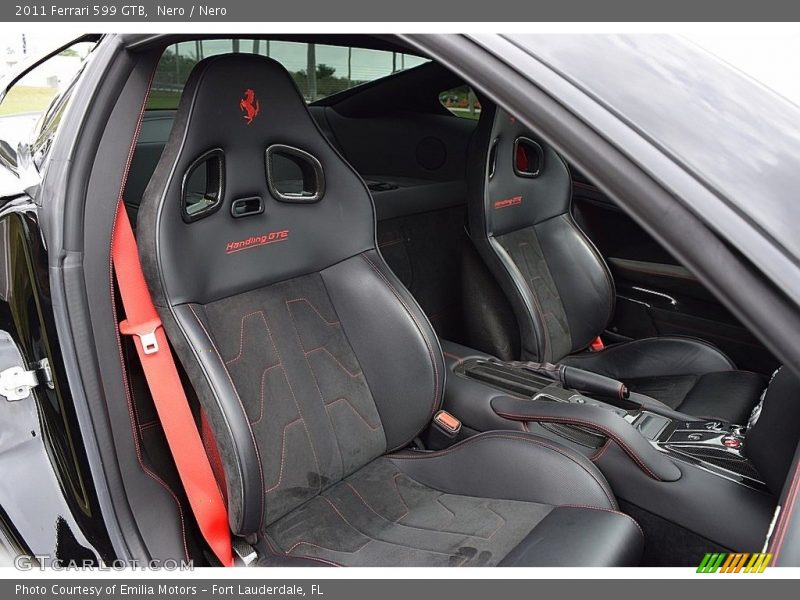 Front Seat of 2011 599 GTB