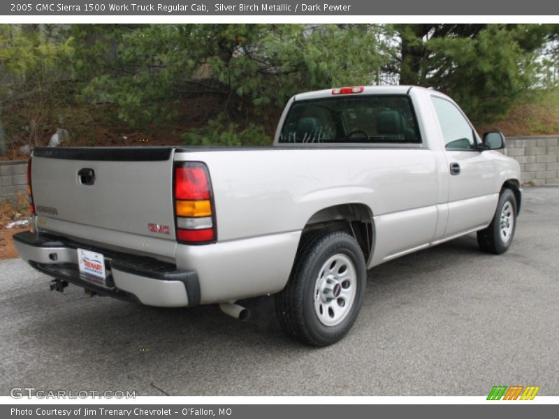 Silver Birch Metallic / Dark Pewter 2005 GMC Sierra 1500 Work Truck Regular Cab