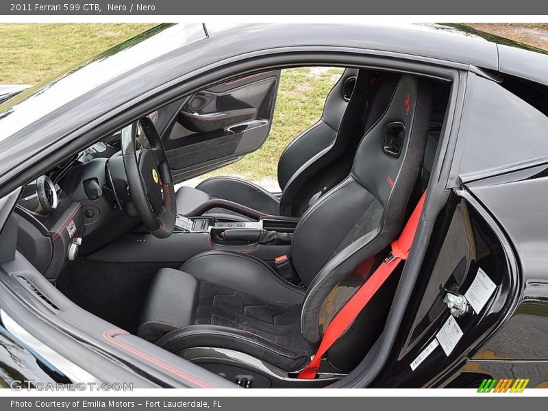 Front Seat of 2011 599 GTB