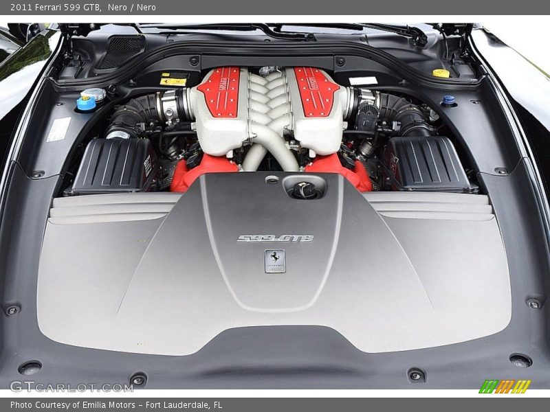  2011 599 GTB Engine - 6.0 Liter DOHC 48-Valve VVT V12