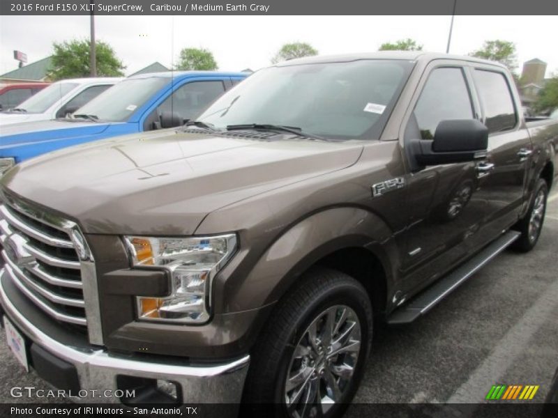 Caribou / Medium Earth Gray 2016 Ford F150 XLT SuperCrew
