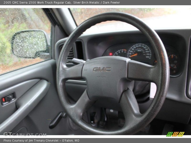 Silver Birch Metallic / Dark Pewter 2005 GMC Sierra 1500 Work Truck Regular Cab