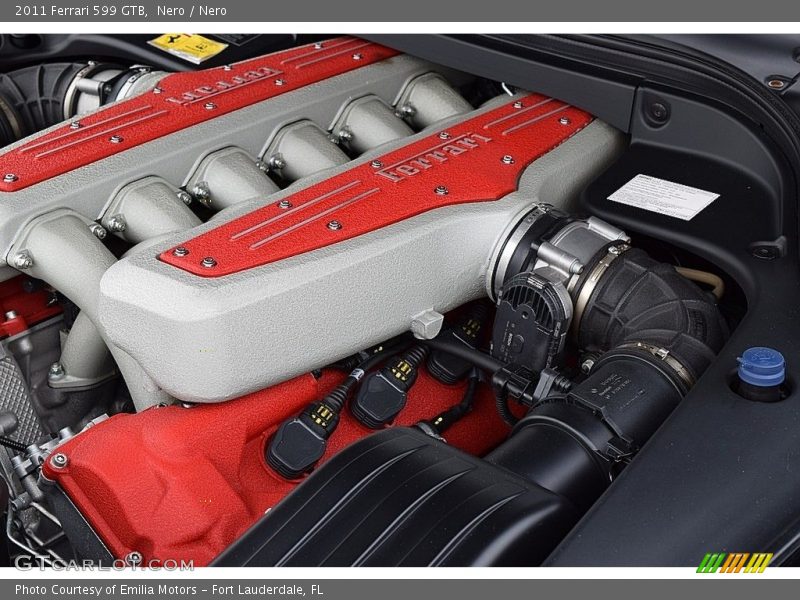  2011 599 GTB Engine - 6.0 Liter DOHC 48-Valve VVT V12