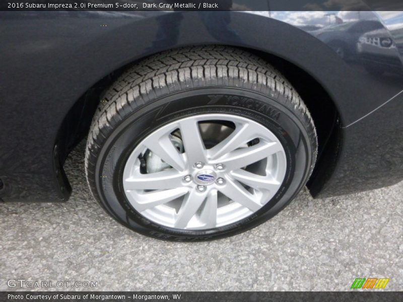 Dark Gray Metallic / Black 2016 Subaru Impreza 2.0i Premium 5-door