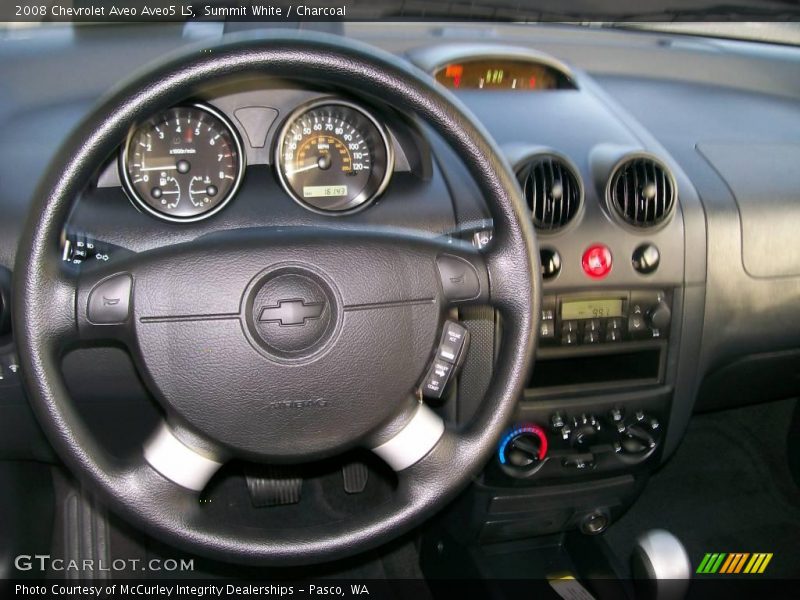 Summit White / Charcoal 2008 Chevrolet Aveo Aveo5 LS