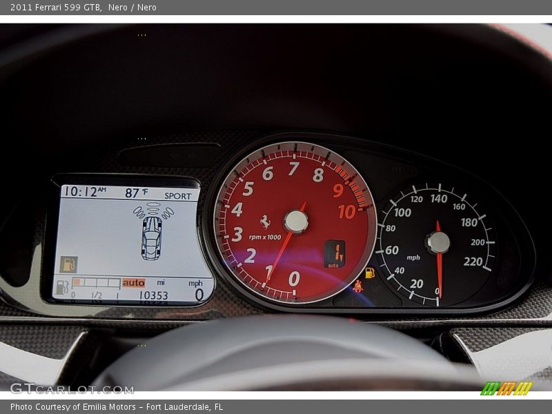  2011 599 GTB GTB Gauges