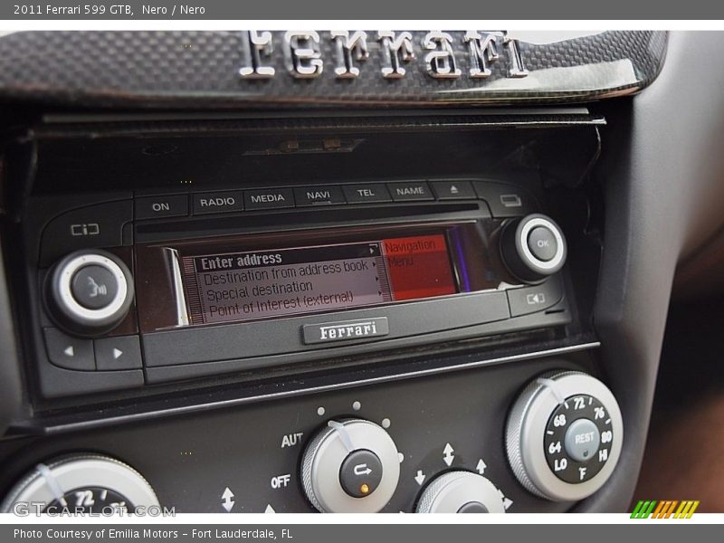 Audio System of 2011 599 GTB