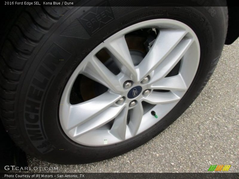 Kona Blue / Dune 2016 Ford Edge SEL