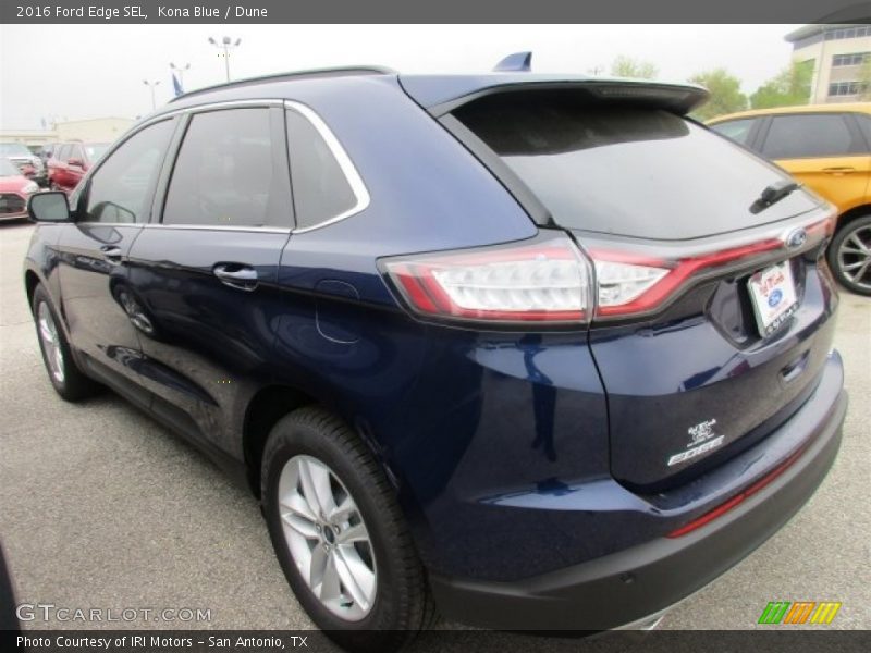 Kona Blue / Dune 2016 Ford Edge SEL