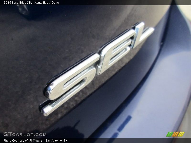 Kona Blue / Dune 2016 Ford Edge SEL