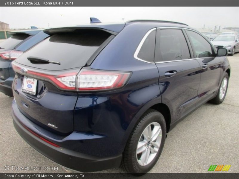 Kona Blue / Dune 2016 Ford Edge SEL