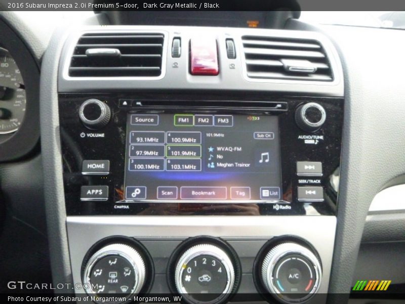 Dark Gray Metallic / Black 2016 Subaru Impreza 2.0i Premium 5-door