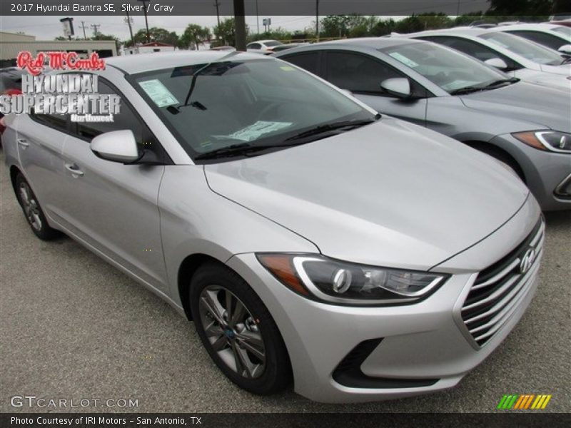 Silver / Gray 2017 Hyundai Elantra SE