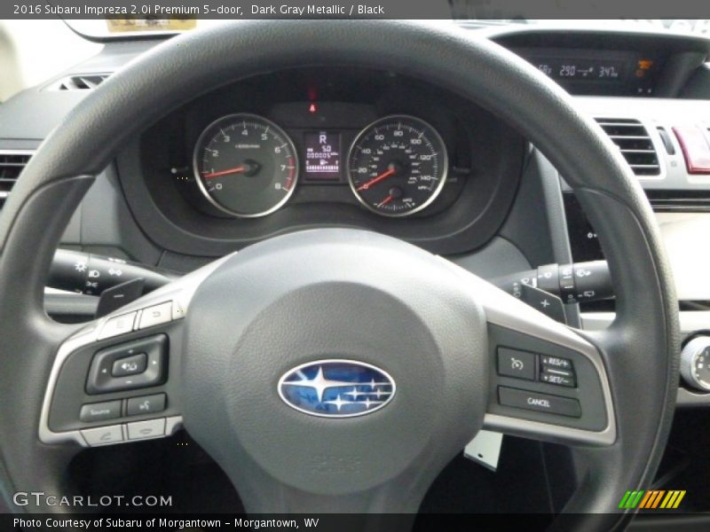 Dark Gray Metallic / Black 2016 Subaru Impreza 2.0i Premium 5-door