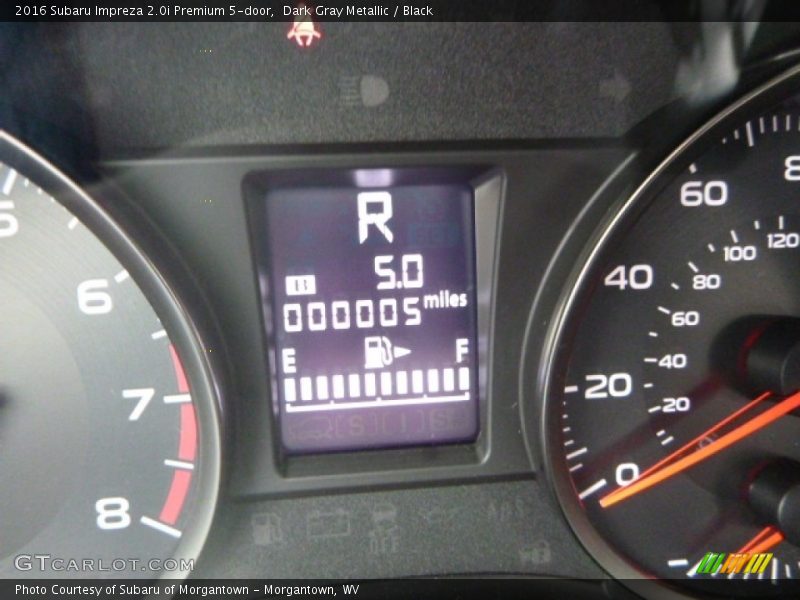 Dark Gray Metallic / Black 2016 Subaru Impreza 2.0i Premium 5-door