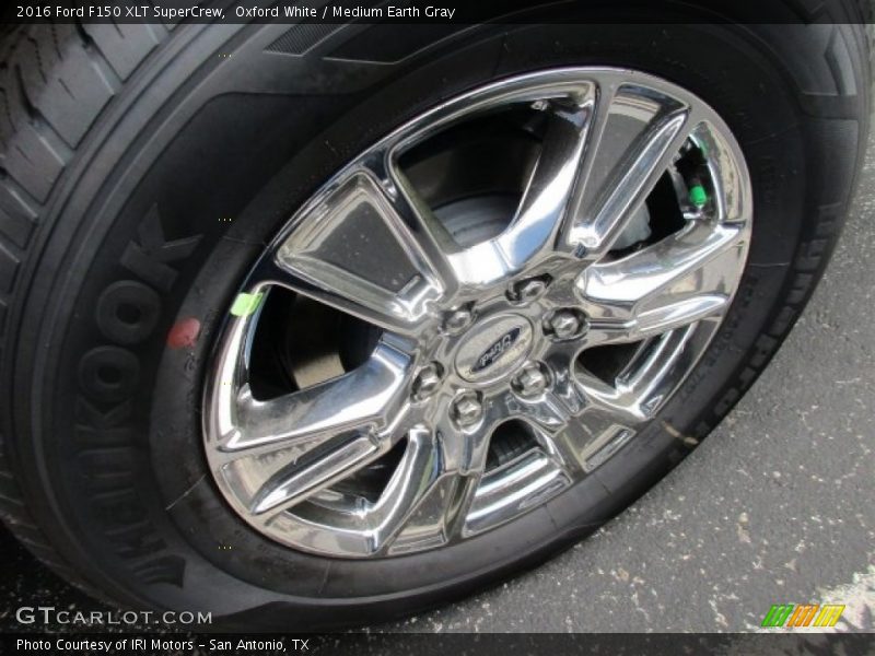 Oxford White / Medium Earth Gray 2016 Ford F150 XLT SuperCrew