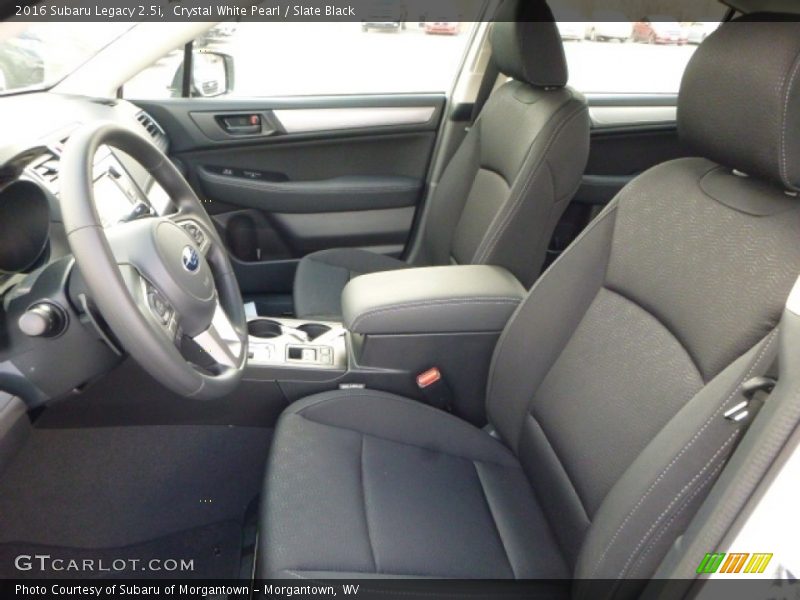 Crystal White Pearl / Slate Black 2016 Subaru Legacy 2.5i