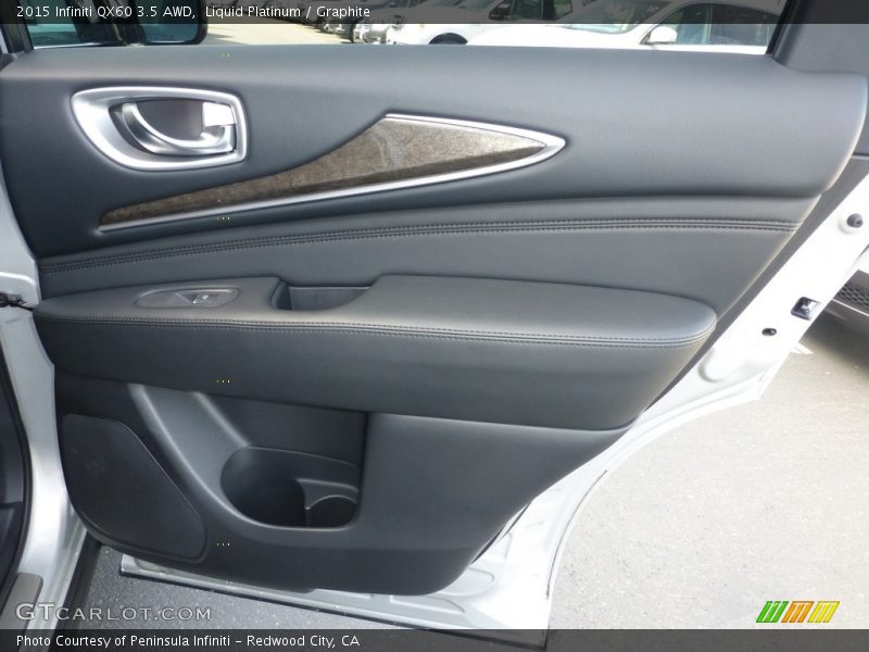 Liquid Platinum / Graphite 2015 Infiniti QX60 3.5 AWD