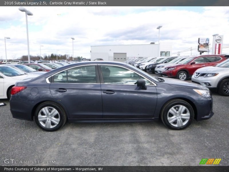 Carbide Gray Metallic / Slate Black 2016 Subaru Legacy 2.5i