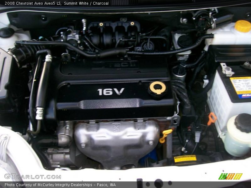 Summit White / Charcoal 2008 Chevrolet Aveo Aveo5 LS