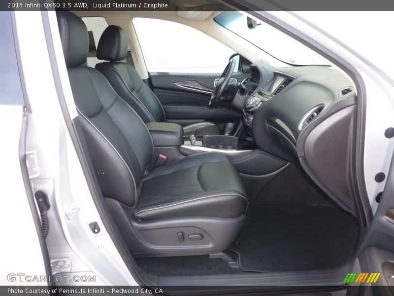 Liquid Platinum / Graphite 2015 Infiniti QX60 3.5 AWD