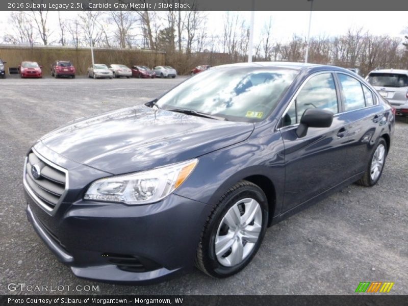 Carbide Gray Metallic / Slate Black 2016 Subaru Legacy 2.5i