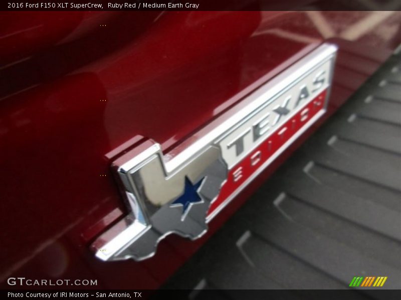 Ruby Red / Medium Earth Gray 2016 Ford F150 XLT SuperCrew