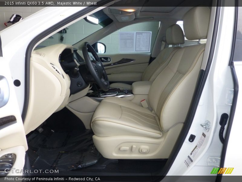 Majestic White / Wheat 2015 Infiniti QX60 3.5 AWD