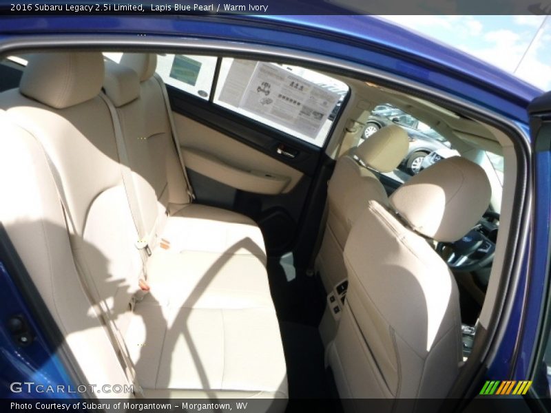 Lapis Blue Pearl / Warm Ivory 2016 Subaru Legacy 2.5i Limited