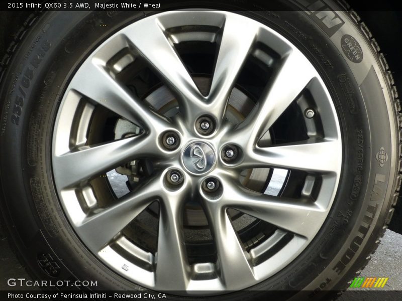 Majestic White / Wheat 2015 Infiniti QX60 3.5 AWD