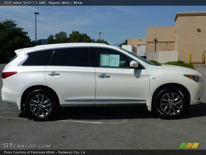 Majestic White / Wheat 2015 Infiniti QX60 3.5 AWD