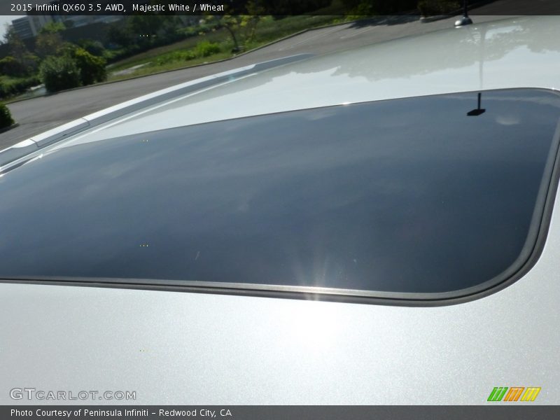 Majestic White / Wheat 2015 Infiniti QX60 3.5 AWD